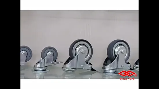 4inch TPR Swivel Screw Instrumental Castor