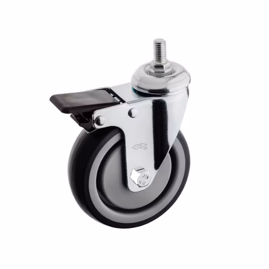 4inch TPR Swivel Screw Instrumental Castor