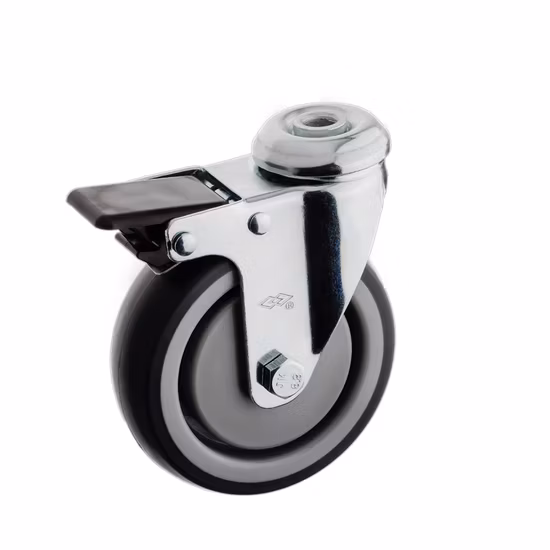 4inch TPR Swivel Screw Instrumental Castor