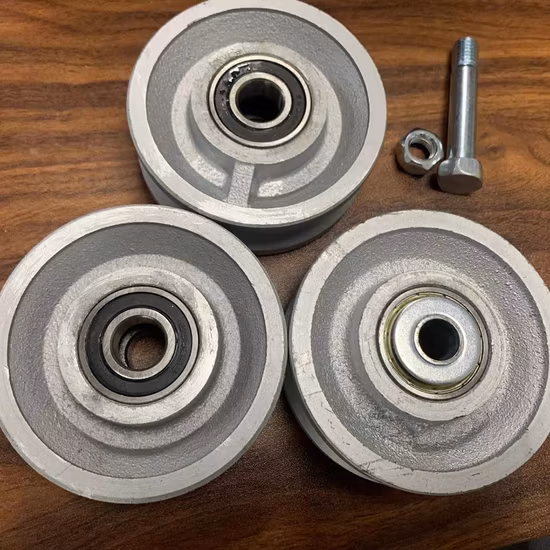 Grooved Track Wheel Caster From Sliding Door Track Roller for Sliding Gate Guide Roller Sliding Gate Wheel