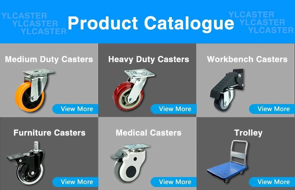 European Heavy Duty Industrial High Load PU Castor